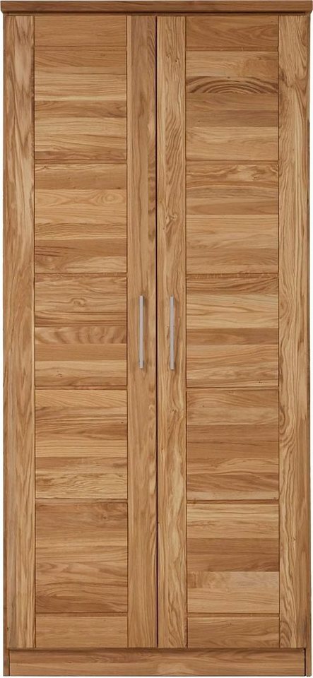 Home affaire Drehtürenschrank Tommy, Kleiderschrank, Aufbewahrung, mit Fächern und Kleiderstange Scandi, aus massivem Wildeiche, in verschiedenen Breiten erhältlich Home affaire Drehtürenschrank Tommy, Kleiderschrank, Aufbewahrung, mit Fächern und Kleiderstange Scandi, aus massivem Wildeiche, in verschiedenen Breiten erhältlich von Home affaire