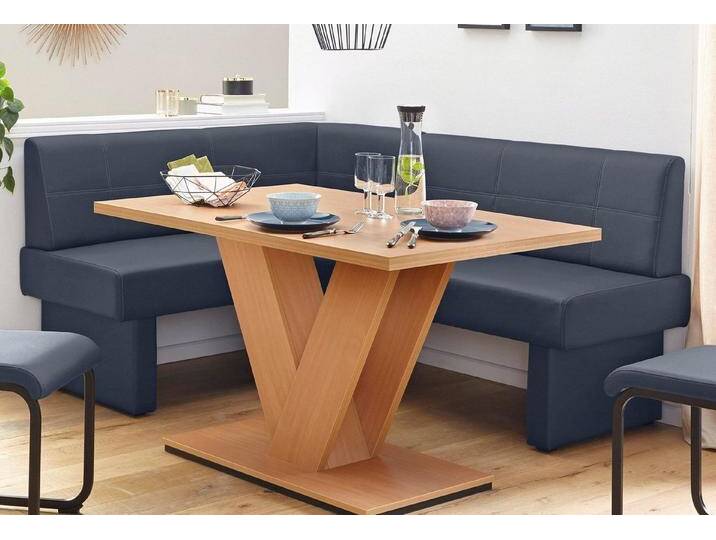 Home affaire Eckbank, blau, langer Schenkel rechts, blau Home affaire Eckbank, blau, langer Schenkel rechts, blau von Home-affaire