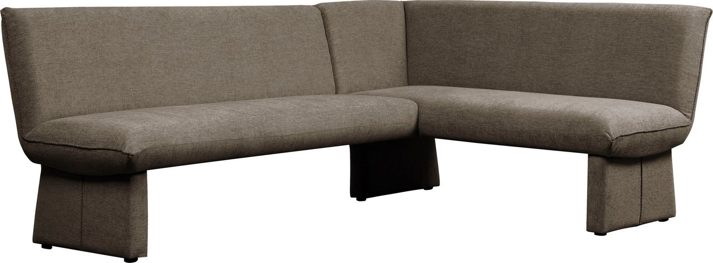 Home affaire Eckbank London, mit Wellenunterfederung im Sitz, langer Schenkel Breite 240 cm von Home affaire