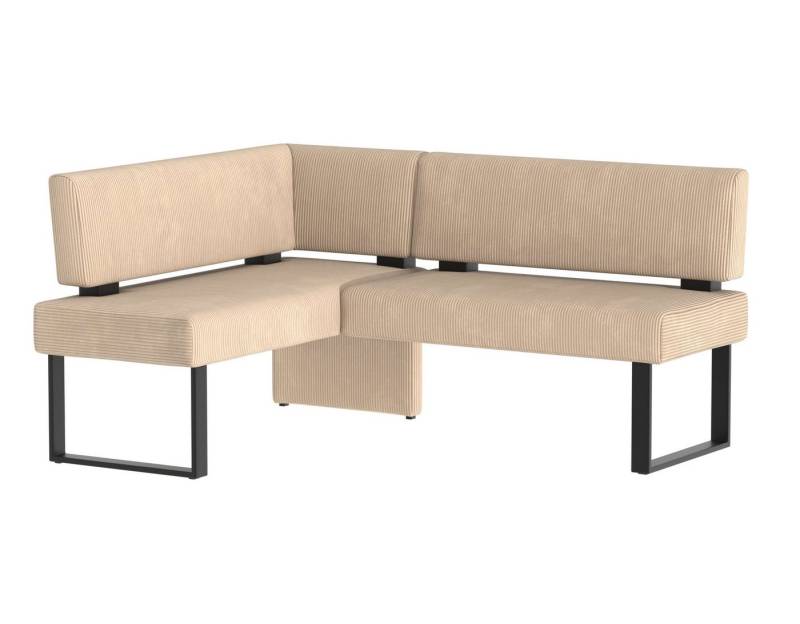 Home affaire Eckbank Oliver mit Metallgestell, Küchenbank, verschiedene Bezüge Cord Esszimmerbank OTTOs Choice von Home affaire