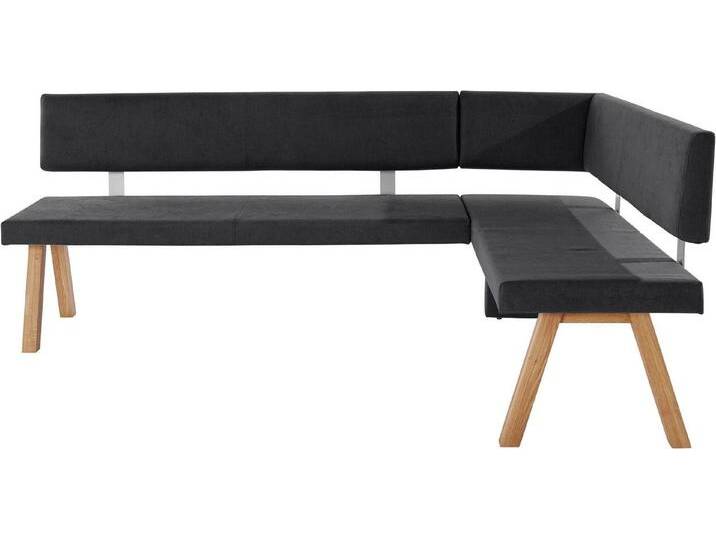 Home affaire Eckbank Rio, Massivholz in Eiche geölt, Esszimmerbank bequem gepolstert, schwarz, Polyester, langer Schenkel links, schwarz Home affaire Eckbank Rio, Massivholz in Eiche geölt, Esszimmerbank bequem gepolstert, schwarz, Polyester, langer Schenkel links, schwarz von Home-affaire