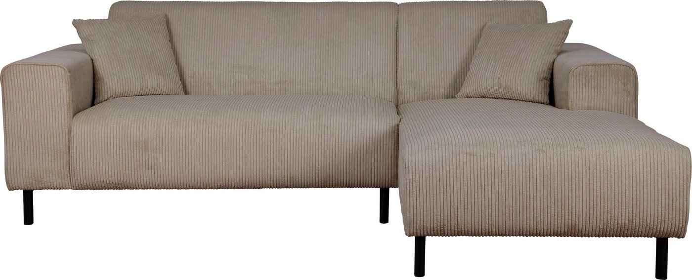 Home affaire Ecksofa ARROS L-Form, incl. loser Zierkissen, Maße B/T/H: 235/163/81 cm, auch in Cord von Home affaire