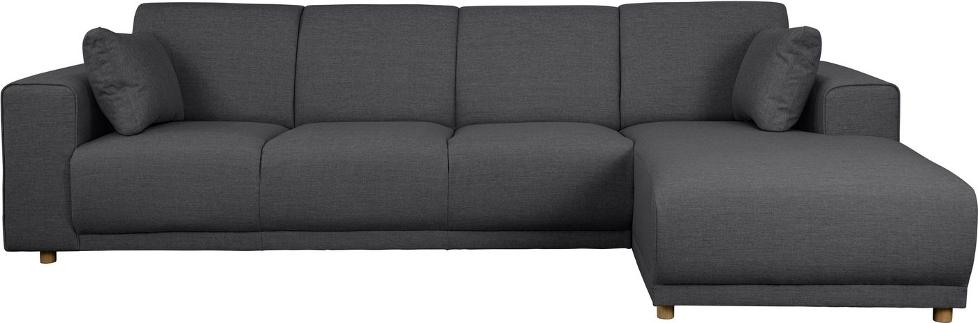 Home affaire Ecksofa LEMPS wahlweise Recamiere links oder rechts L-Form, incl. Zierkissen, Stellmaße 297x162 cm von Home affaire