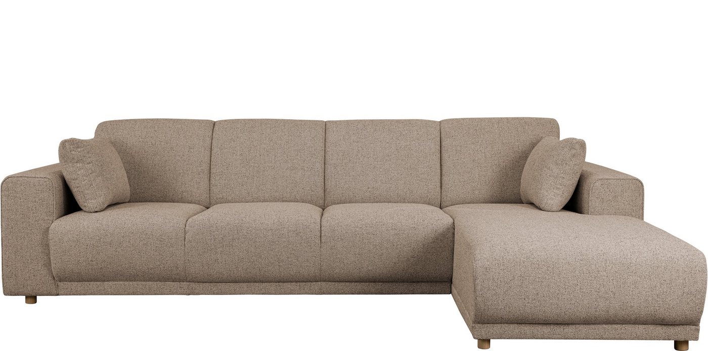 Home affaire Ecksofa LEMPS wahlweise Recamiere links oder rechts L-Form, incl. Zierkissen, Stellmaße 297x162 cm von Home affaire