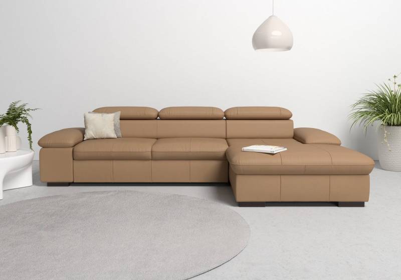 Home affaire Ecksofa Alberto L-Form, mit Kopfteilverstellung, wahlweise mit Bettfunktion von Home affaire