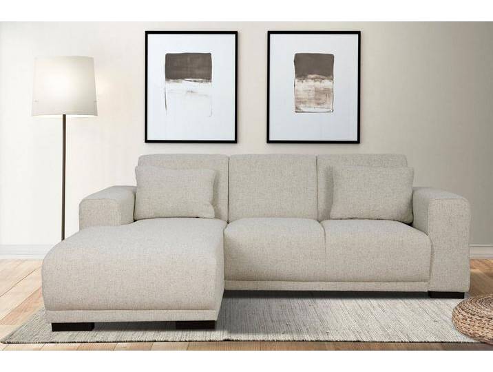 Home affaire Ecksofa BORNHOLM L-Form mit Recamiere, Maße B/T/H: 234/162/85 cm, Recamiere links oder rechts bestellbar, Wellenfederung, inkl. 2 Kissen Home affaire Ecksofa BORNHOLM L-Form mit Recamiere, Maße B/T/H: 234/162/85 cm, Recamiere links oder rechts bestellbar, Wellenfederung, inkl. 2 Kissen von Home-affaire