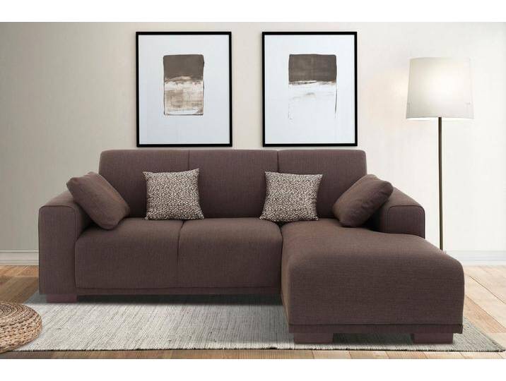 Home affaire Ecksofa BORNHOLM L-Form mit Recamiere, Maße B/T/H: 234/162/85 cm, Recamiere links oder rechts bestellbar, Wellenfederung, inkl. 2 Kissen Home affaire Ecksofa BORNHOLM L-Form mit Recamiere, Maße B/T/H: 234/162/85 cm, Recamiere links oder rechts bestellbar, Wellenfederung, inkl. 2 Kissen von Home-affaire