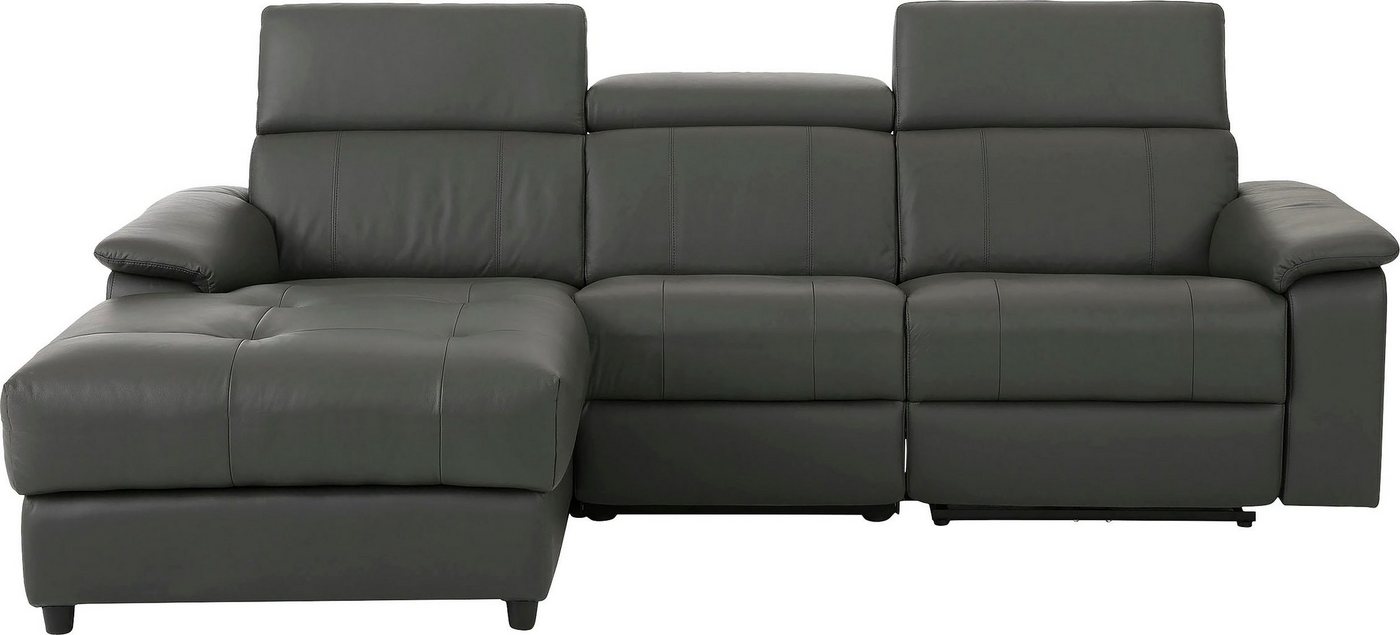 Home affaire Ecksofa Binado, L-Form, mit manueller oder elektrischer Relaxfunktion mit USB-Anschluss von Home affaire