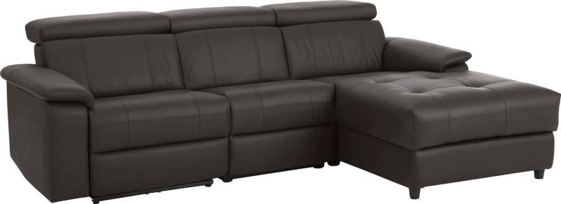 Home affaire Ecksofa Binado, L-Form, mit manueller oder elektrischer Relaxfunktion mit USB-Anschluss von Home affaire