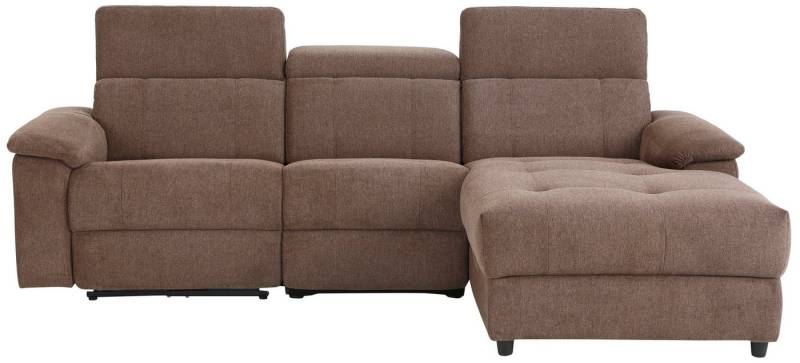 Home affaire Ecksofa Binado, L-Form, mit manueller oder elektrischer Relaxfunktion mit USB-Anschluss von Home affaire