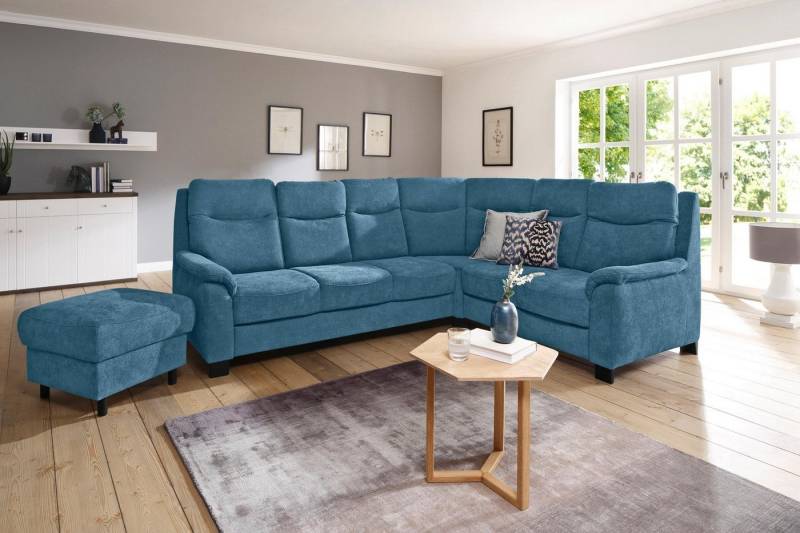 Home affaire Ecksofa Boccaccio L-Form, mit Federkern, incl. Kopfteilverstellung, wahlweise Bettfunktion von Home affaire