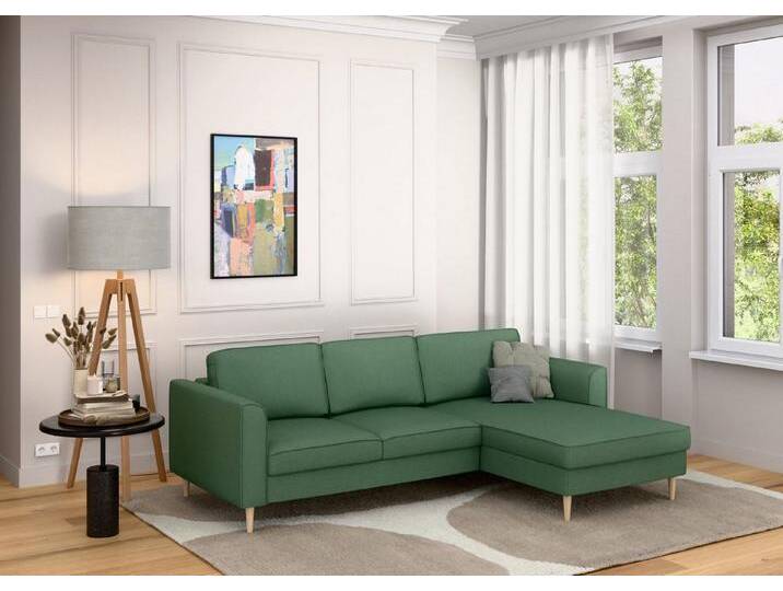 Home affaire Ecksofa Booster Couch wahlweise mit Schlaffunktion und Bettkasten-auch in Cord, Recamiere beidseitig montierbar, Sofa in L-Form, 232 cm, grün Home affaire Ecksofa Booster Couch wahlweise mit Schlaffunktion und Bettkasten-auch in Cord, Recamiere beidseitig montierbar, Sofa in L-Form, 232 cm, grün von Home-affaire