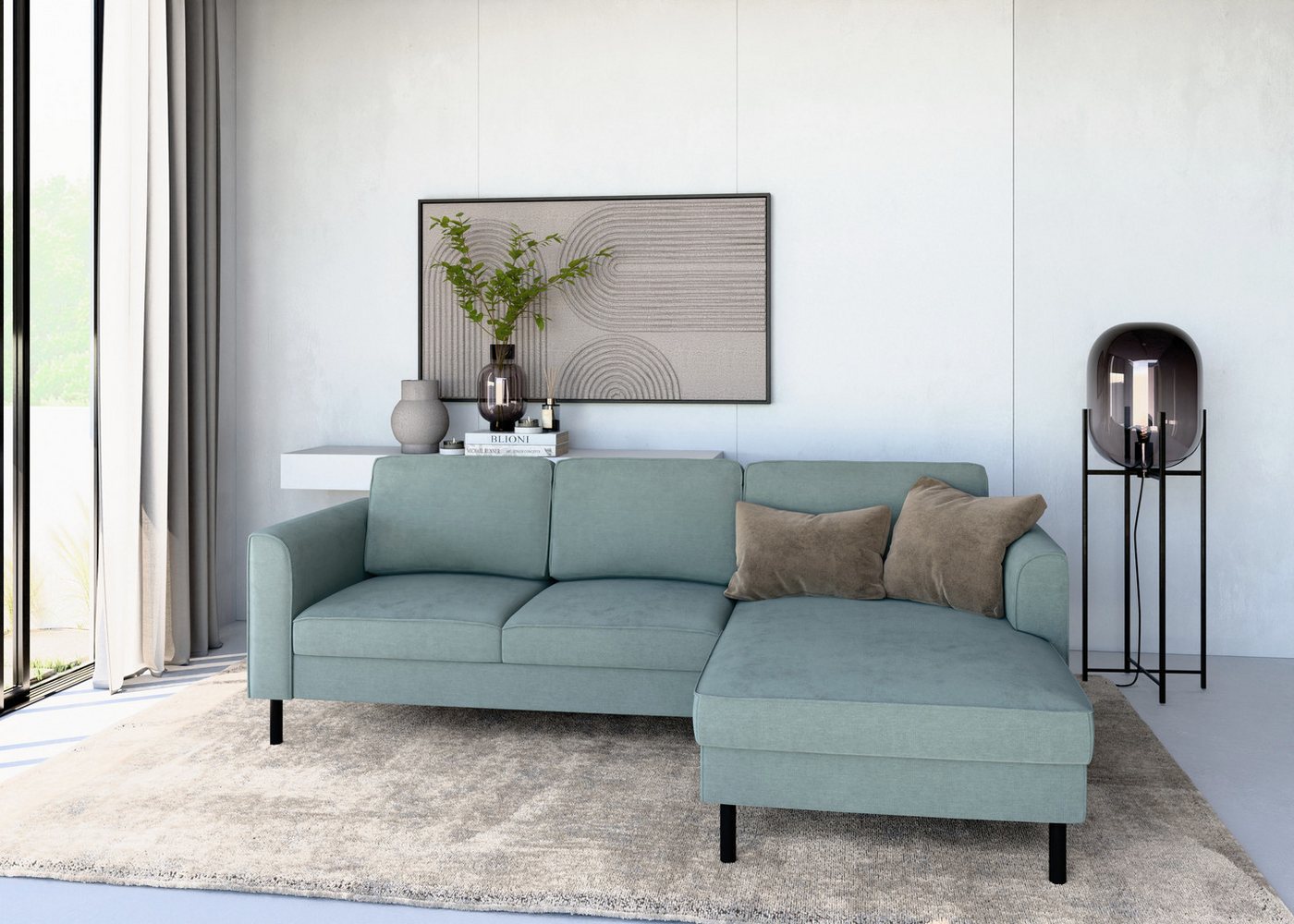 Home affaire Ecksofa Booster Couch wahlweise mit Schlaffunktion und Bettkasten-auch in Cord, Recamiere beidseitig montierbar, Sofa in L-Form, 232 cm Home affaire Ecksofa Booster Couch wahlweise mit Schlaffunktion und Bettkasten-auch in Cord, Recamiere beidseitig montierbar, Sofa in L-Form, 232 cm von Home affaire