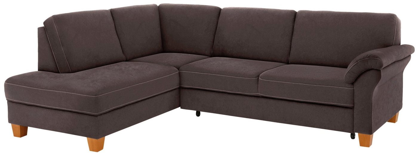 Home affaire Ecksofa Borkum L-Form, mit Federkern, wahlweise mit Bettfunktion Home affaire Ecksofa Borkum L-Form, mit Federkern, wahlweise mit Bettfunktion von Home affaire