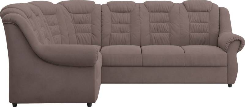 Home affaire Ecksofa Boston L-Form, mit hoher Rückenlehne, wahlweise mit Bettfunktion & Stauraum von Home affaire