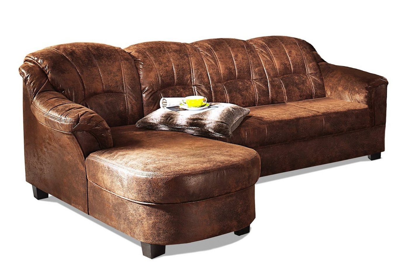 Home affaire Ecksofa Budapest L-Form, wahlweise mit Bettfunktion, mit Recamiere oder Ottomane Home affaire Ecksofa Budapest L-Form, wahlweise mit Bettfunktion, mit Recamiere oder Ottomane von Home affaire