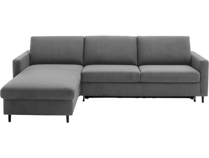 Home affaire Ecksofa Calestra, L-Form mit Kaltschaummatratze, Längsschläfer mit echter Dauerschläferfunktion & flexibel stellbar, schwarz, anthrazit Home affaire Ecksofa Calestra, L-Form mit Kaltschaummatratze, Längsschläfer mit echter Dauerschläferfunktion & flexibel stellbar, schwarz, anthrazit von Home-affaire