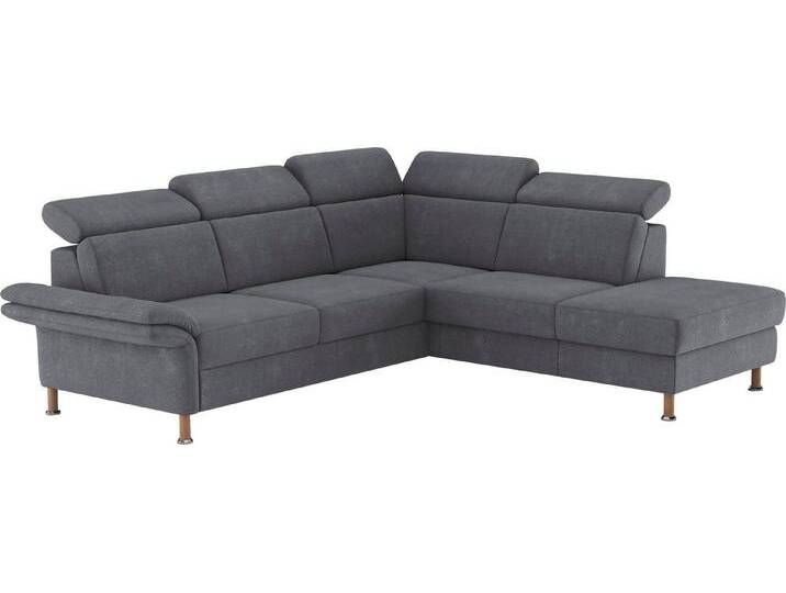Home affaire Ecksofa Calypso L-Form, mit Relaxfunktion motorisch im Sofa 2,5- Sitzer, grau, mit Armteilfunktion-mit Bettfunktion-mit Kopfteilverstellung-mit Stauraum-ohne Relaxfunktion im Sofa 2 von Home-affaire