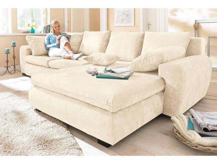 Home affaire Ecksofa Cara Mia L-Form, B: 325 cm, mit 4 Zierkissen, beige, mit Bettfunktion und Bettkasten, creme Home affaire Ecksofa Cara Mia L-Form, B: 325 cm, mit 4 Zierkissen, beige, mit Bettfunktion und Bettkasten, creme von Home-affaire