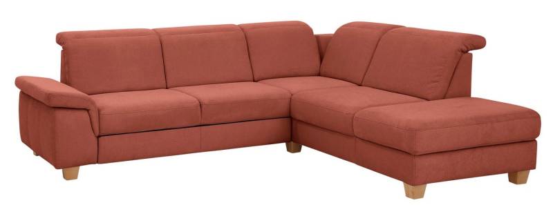 Home affaire Ecksofa Dalia L-Form, mit Federkernpolsterung, wahlweise mit Bettfunktion, Bettkasten von Home affaire