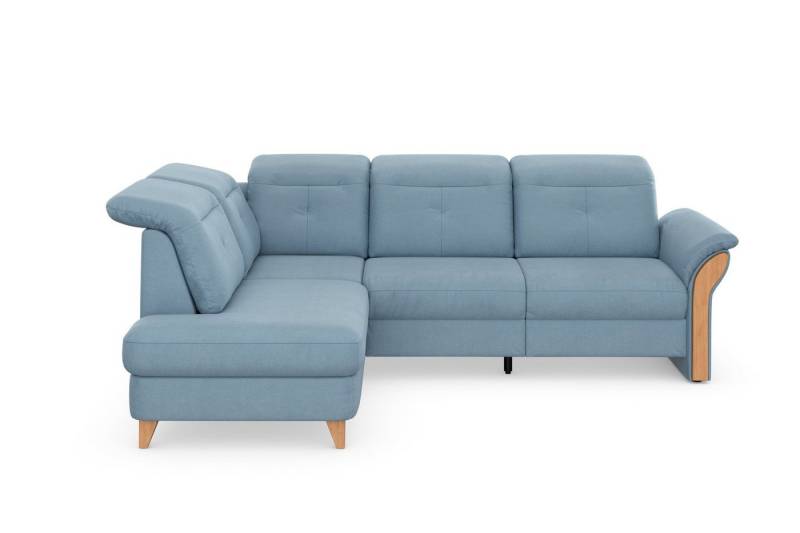 Home affaire Ecksofa Dangast L-Form, Kopfteilverstellung, wahlweise mit motorischer Relaxfunktion von Home affaire
