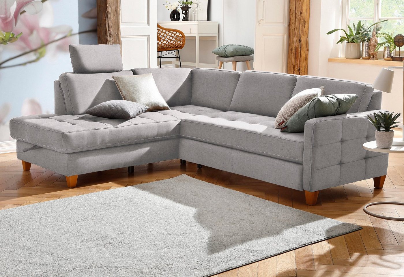 Home affaire Ecksofa Earl L-Form, wahlweise auch mit Bettfunktion oder Bettfunktion mit Bettkasten Home affaire Ecksofa Earl L-Form, wahlweise auch mit Bettfunktion oder Bettfunktion mit Bettkasten von Home affaire