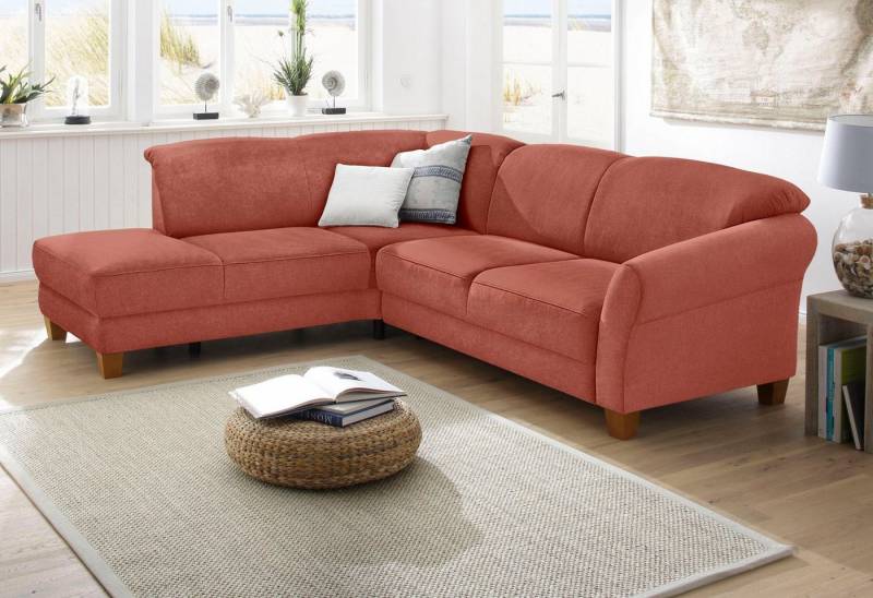 Home affaire Ecksofa Gotland L-Form, wahlweise mit Sitztiefenverstellung + Bettkasten von Home affaire