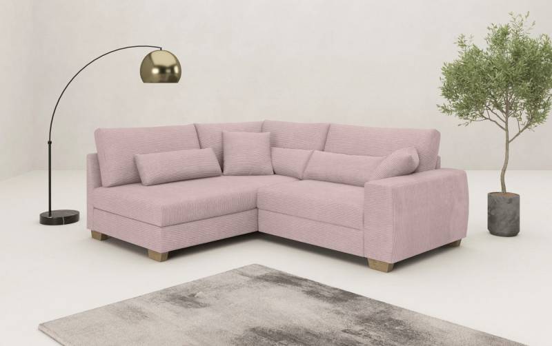 Mr. Couch Ecksofa Hilla L-Form, Mit Federkern, wahlweise mit Bettfunktion und Taschenfederkern Mr. Couch Ecksofa Hilla L-Form, Mit Federkern, wahlweise mit Bettfunktion und Taschenfederkern von Mr. Couch