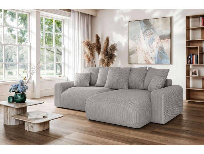 Home affaire Ecksofa LAKESIDE klein mit Bettfunktion und Bettkasten, B/T/H 235/142/84 cm, L-Form, Recamiere beidseitig montierbar, mit Wellenunterfederung Home affaire Ecksofa LAKESIDE klein mit Bettfunktion und Bettkasten, B/T/H 235/142/84 cm, L-Form, Recamiere beidseitig montierbar, mit Wellenunterfederung von Home-affaire