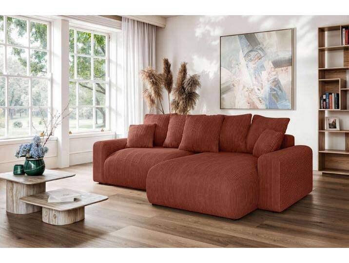 Home affaire Ecksofa LAKESIDE klein mit Bettfunktion und Bettkasten, B/T/H 235/142/84 cm, L-Form, Recamiere beidseitig montierbar, mit Wellenunterfederung Home affaire Ecksofa LAKESIDE klein mit Bettfunktion und Bettkasten, B/T/H 235/142/84 cm, L-Form, Recamiere beidseitig montierbar, mit Wellenunterfederung von Home-affaire