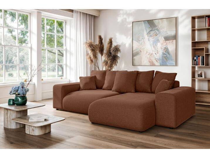 Home affaire Ecksofa LAKESIDE mit Bettfunktion und Bettkasten, B/T/H 257/166/84 cm, L-Form, Recamiere beidseitig montierbar, mit Wellenunterfederung Home affaire Ecksofa LAKESIDE mit Bettfunktion und Bettkasten, B/T/H 257/166/84 cm, L-Form, Recamiere beidseitig montierbar, mit Wellenunterfederung von Home-affaire