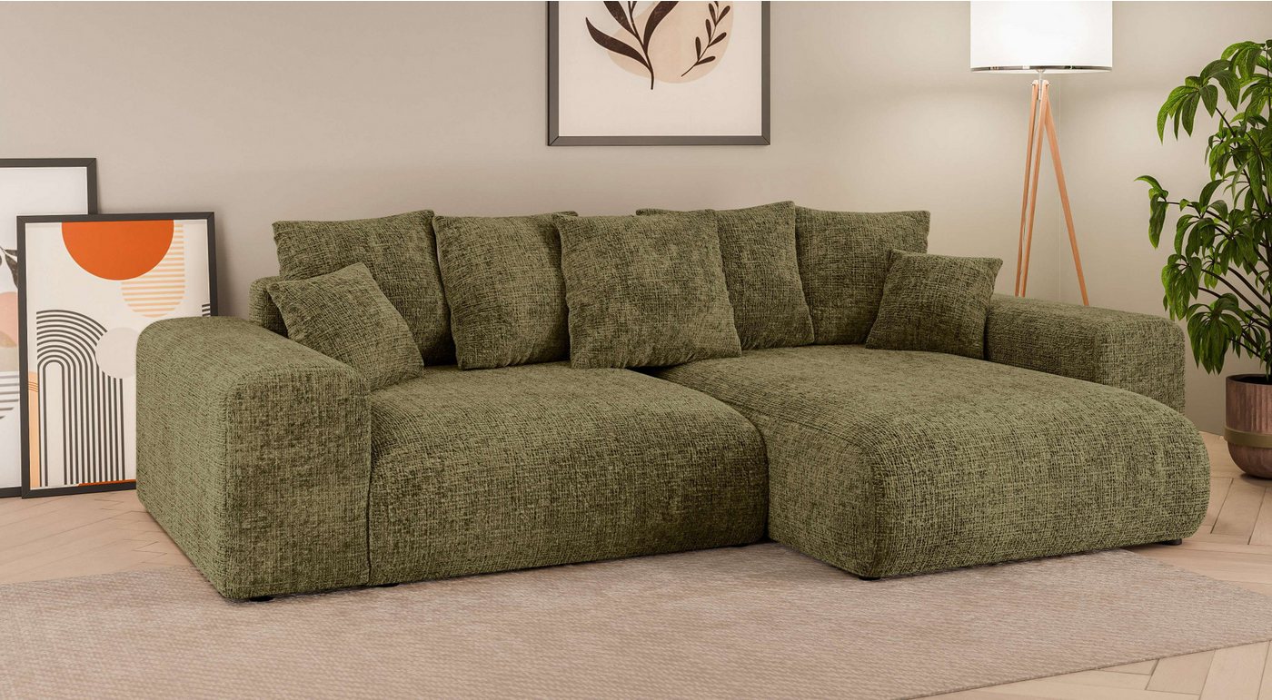 Home affaire Ecksofa LAKESIDE mit Bettfunktion und Bettkasten, B/T/H 257/166/84 cm, L-Form, Recamiere beidseitig montierbar, mit Wellenunterfederung Home affaire Ecksofa LAKESIDE mit Bettfunktion und Bettkasten, B/T/H 257/166/84 cm, L-Form, Recamiere beidseitig montierbar, mit Wellenunterfederung von Home affaire
