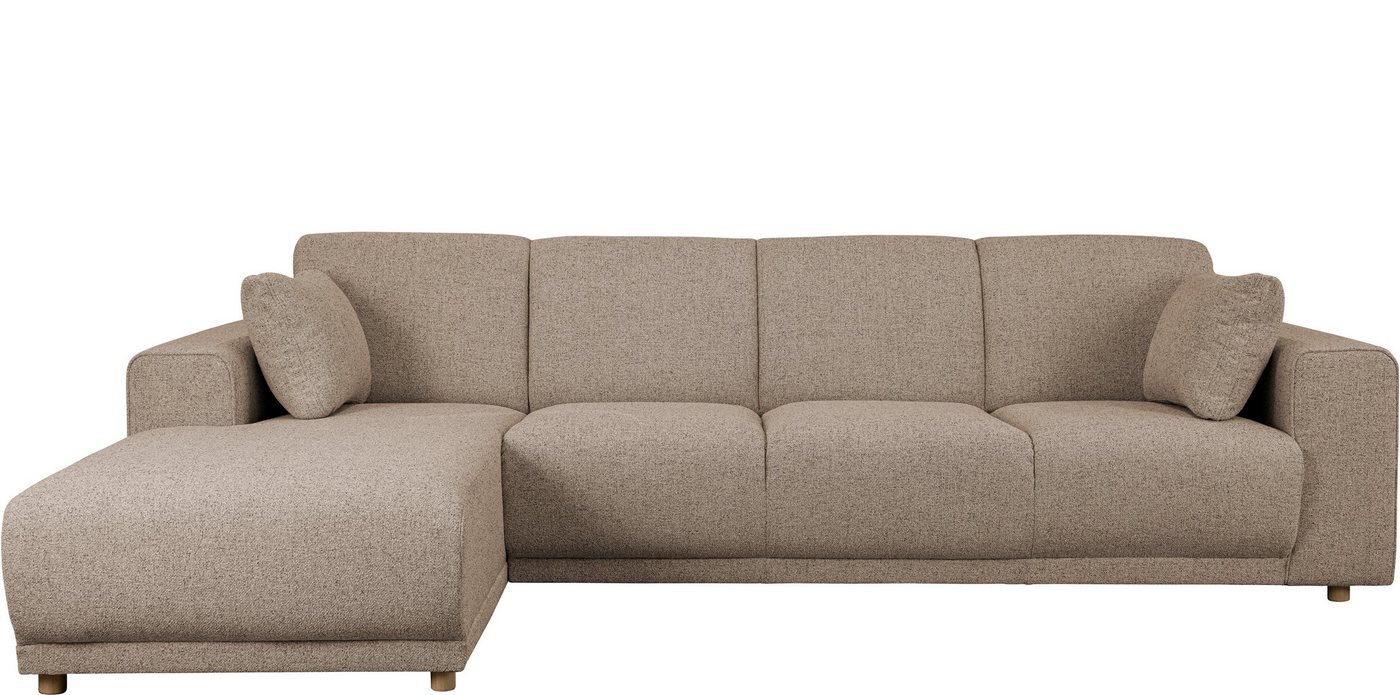 Home affaire Ecksofa LEMPS wahlweise Recamiere links oder rechts L-Form, incl. Zierkissen, Stellmaße 297x162 cm von Home affaire