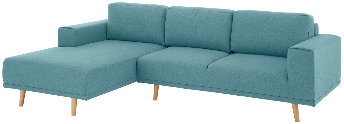 Home affaire Ecksofa Lasse L-Form, im scandinavischen Stil mit Holzfüßen von Home affaire