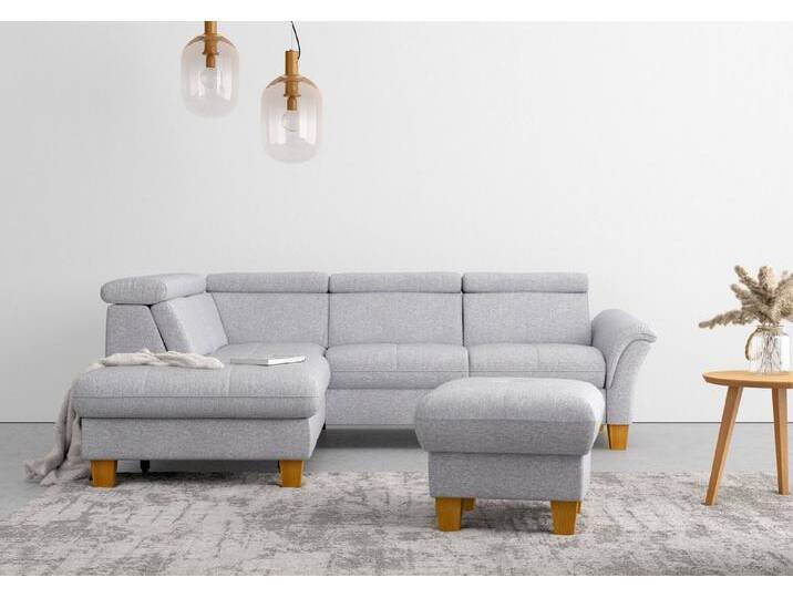 Home affaire Ecksofa Lindgren L-Form, Stauraum und Kopfteilverstellung, silberfarben Home affaire Ecksofa Lindgren L-Form, Stauraum und Kopfteilverstellung, silberfarben von Home-affaire