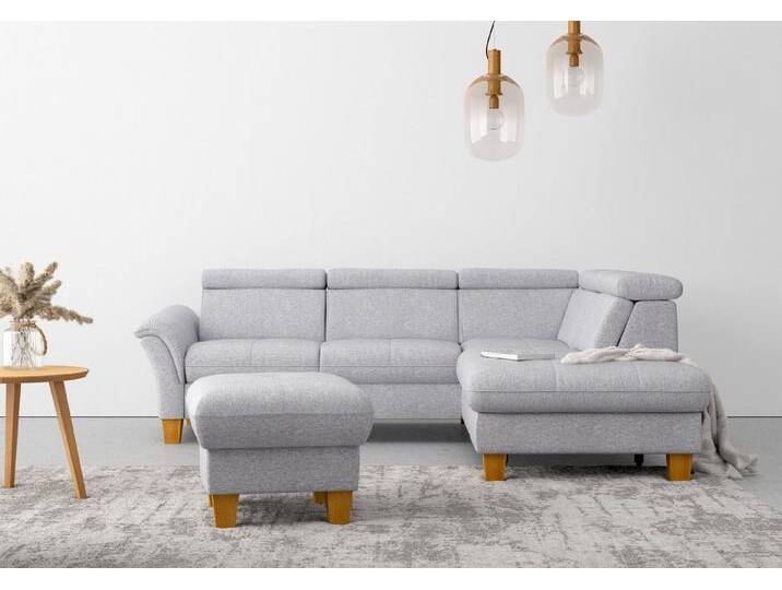 Home affaire Ecksofa Lindgren L-Form, Stauraum und Kopfteilverstellung, silberfarben Home affaire Ecksofa Lindgren L-Form, Stauraum und Kopfteilverstellung, silberfarben von Home-affaire
