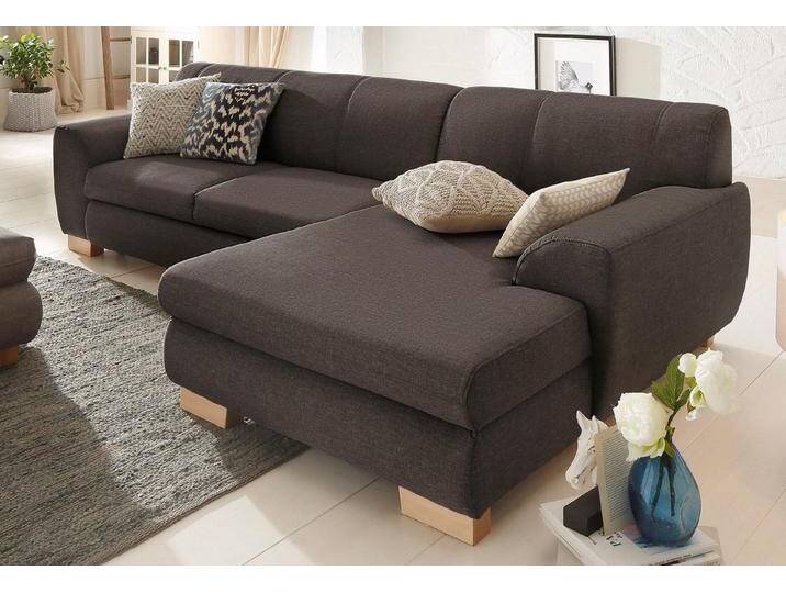 Home affaire Ecksofa Nika L-Form, Polsterecke, Struktur fein oder Melrose/Struktur, mit Bettfunktion, braun, ohne Bettfunktion, braun Home affaire Ecksofa Nika L-Form, Polsterecke, Struktur fein oder Melrose/Struktur, mit Bettfunktion, braun, ohne Bettfunktion, braun von Home-affaire