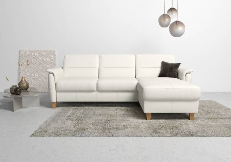 Home affaire Ecksofa Palmera L-Form, Federkern, wahlweise mit Bettfunktion und mit/ohne Bettkasten von Home affaire