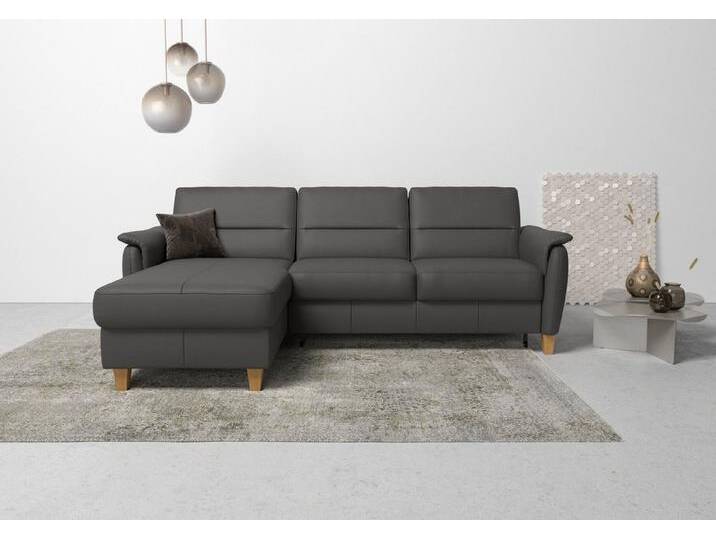 Home affaire Ecksofa Palmera L-Form, B: 244 cm, Federkern, braun, mit Bettfunktion-mit Bettkasten, mocca Home affaire Ecksofa Palmera L-Form, B: 244 cm, Federkern, braun, mit Bettfunktion-mit Bettkasten, mocca von Home-affaire