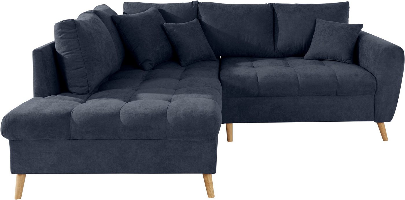 Home affaire Ecksofa Penelope Luxus L-Form, mit besonders hochwertiger Polsterung für bis zu 140 kg pro Sitzfläche von Home affaire