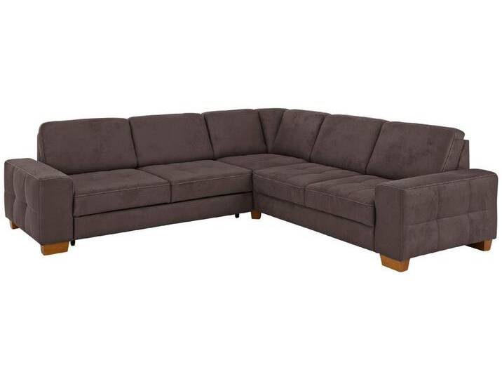 Home affaire Ecksofa Puccini L-Form, mit Federkern, Sitztiefenverstellung, Kontrastnaht, braun, mit Bettfunktion-mit Schubladen Home affaire Ecksofa Puccini L-Form, mit Federkern, Sitztiefenverstellung, Kontrastnaht, braun, mit Bettfunktion-mit Schubladen von Home-affaire