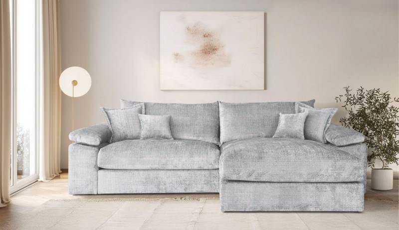 Home affaire Ecksofa Soft&Cosy XXL L-Form, B: 303 cm, Mega-Sofa, Cord oder Chenille-Struktur, mit Federkern & 4 Zierkissen Home affaire Ecksofa Soft&Cosy XXL L-Form, B: 303 cm, Mega-Sofa, Cord oder Chenille-Struktur, mit Federkern & 4 Zierkissen von Home affaire