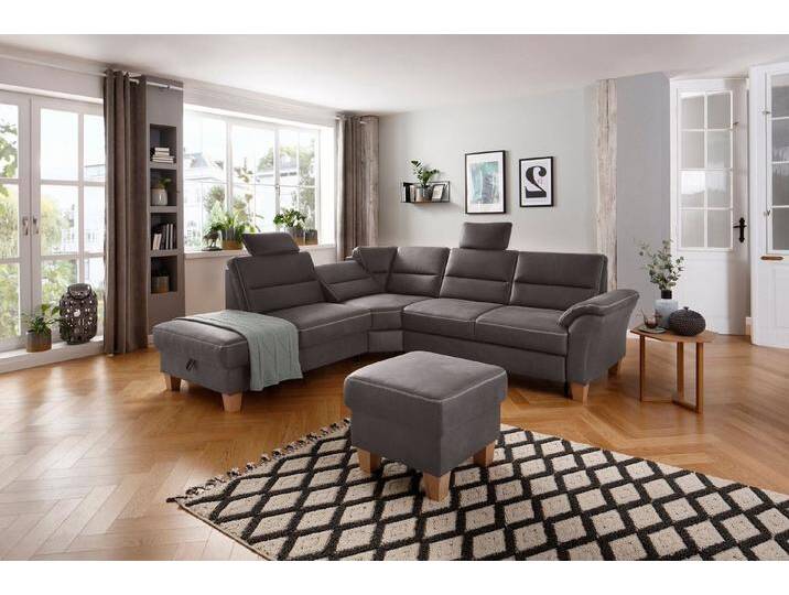 Home affaire Ecksofa Soleo L-Form, komfortabel durch Trapezecke mit Relaxfunktion, auch mit Bettfunktion von Home-affaire