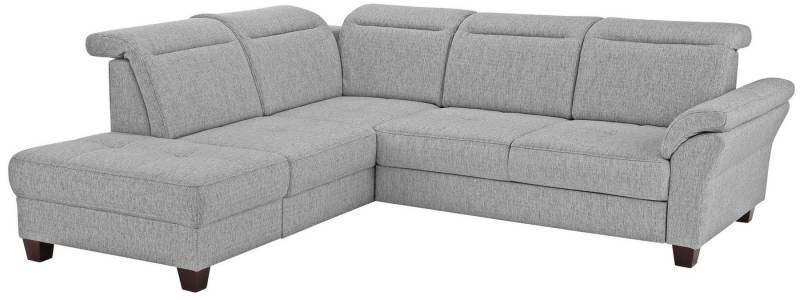 Home affaire Ecksofa Solvei L-Form, wahlweise auch mit Kopfteilverstellung und Bettfunktion, Federkern von Home affaire
