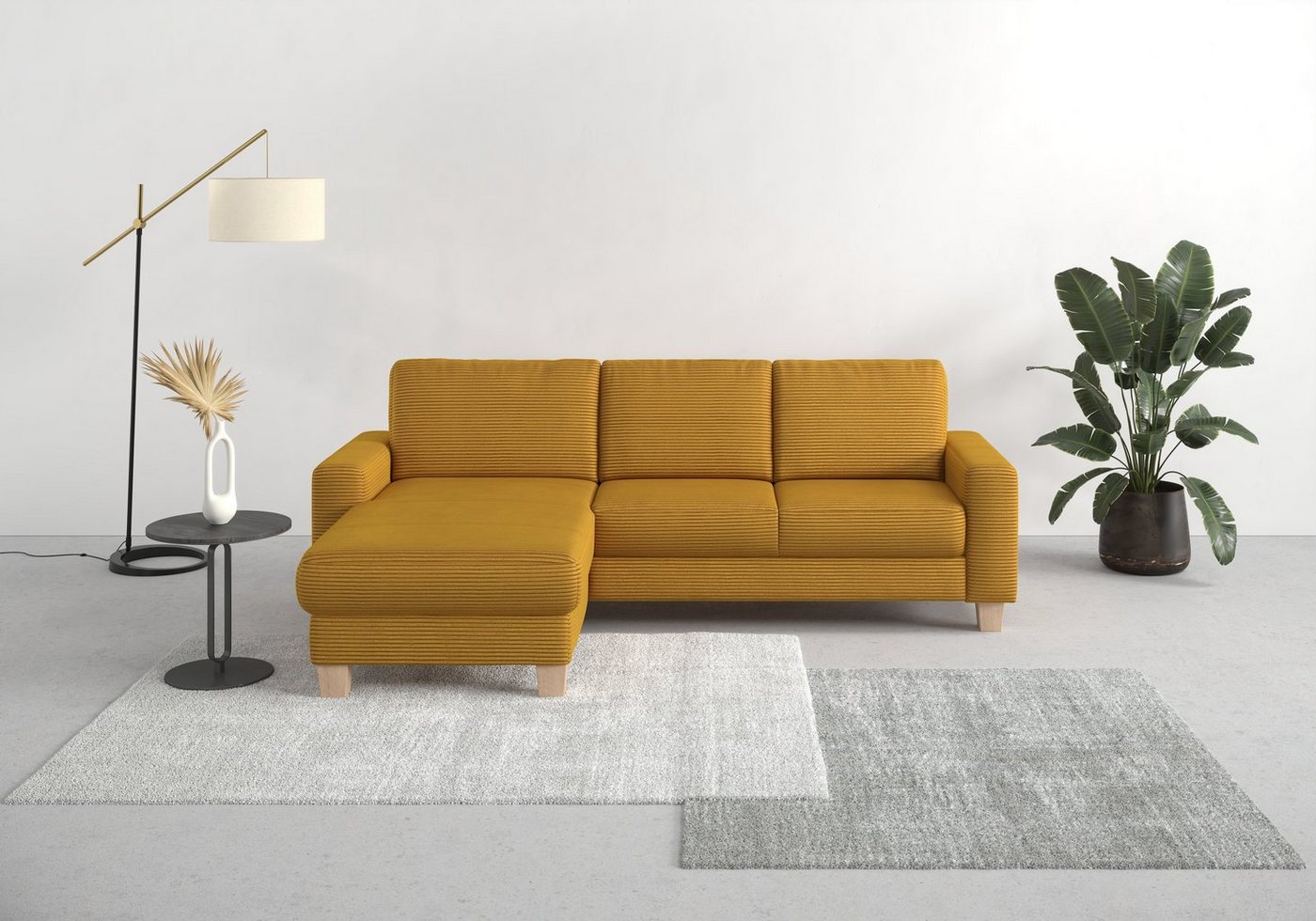 Home affaire Ecksofa Summer L-Form, mit Recamiere, mit oder ohne Bettfunktion und Bettkasten, Cord-Bezug Home affaire Ecksofa Summer L-Form, mit Recamiere, mit oder ohne Bettfunktion und Bettkasten, Cord-Bezug von Home affaire