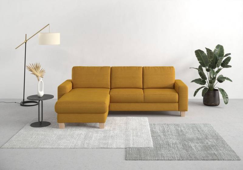 Home affaire Ecksofa Summer L-Form, mit Recamiere, mit oder ohne Bettfunktion und Bettkasten, Cord-Bezug Home affaire Ecksofa Summer L-Form, mit Recamiere, mit oder ohne Bettfunktion und Bettkasten, Cord-Bezug von Home affaire