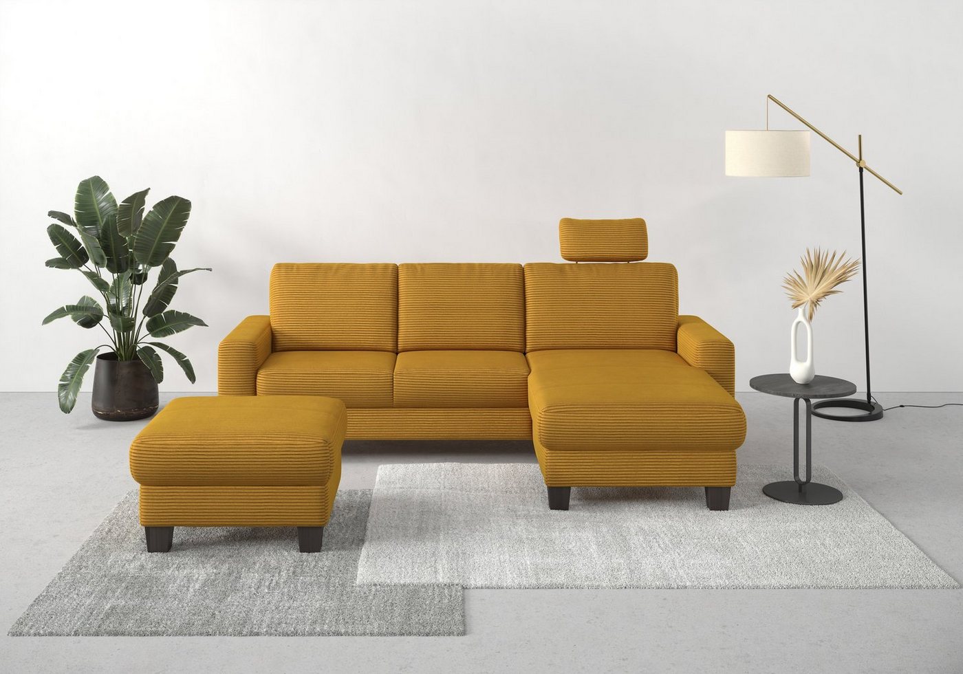 Home affaire Ecksofa Summer L-Form, mit Recamiere, mit oder ohne Bettfunktion und Bettkasten, Cord-Bezug Home affaire Ecksofa Summer L-Form, mit Recamiere, mit oder ohne Bettfunktion und Bettkasten, Cord-Bezug von Home affaire