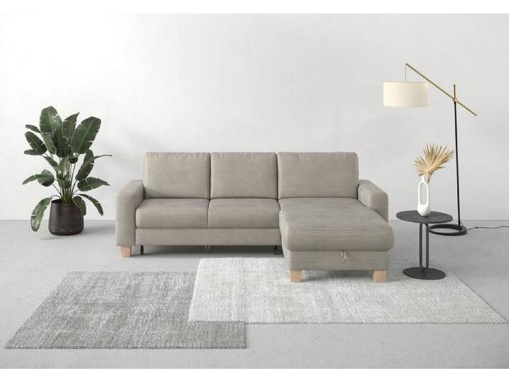 Home affaire Ecksofa Summer L-Form, mit Recamiere, mit oder ohne Bettfunktion und Bettkasten, Cord-Bezug, grau Home affaire Ecksofa Summer L-Form, mit Recamiere, mit oder ohne Bettfunktion und Bettkasten, Cord-Bezug, grau von Home-affaire