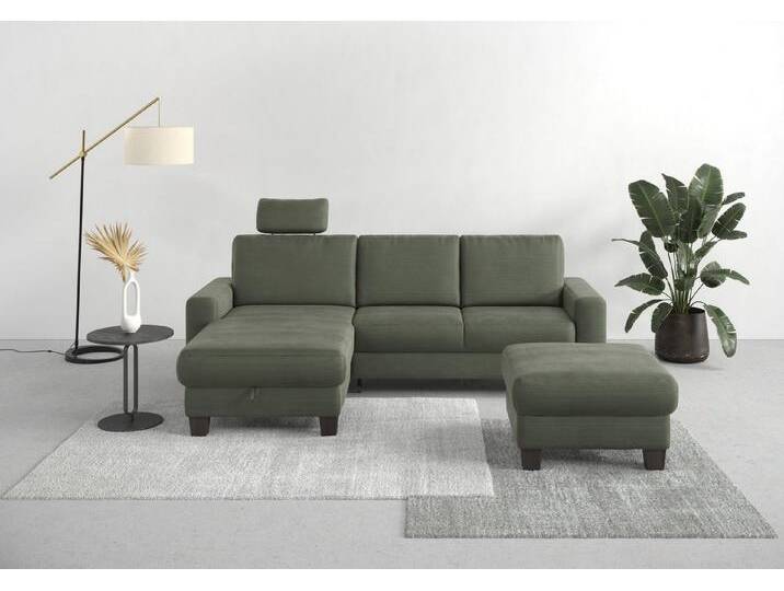 Home affaire Ecksofa Summer L-Form, mit Recamiere, mit oder ohne Bettfunktion und Bettkasten, Cord-Bezug, grün Home affaire Ecksofa Summer L-Form, mit Recamiere, mit oder ohne Bettfunktion und Bettkasten, Cord-Bezug, grün von Home-affaire