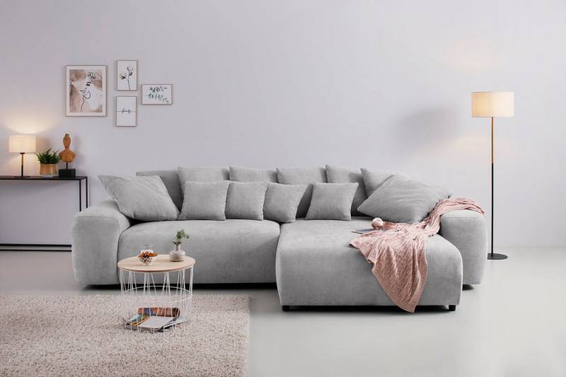 Home affaire Ecksofa Sundance L-Form, mit Boxspringfederung, wahlweise mit Bettfunktion von Home affaire